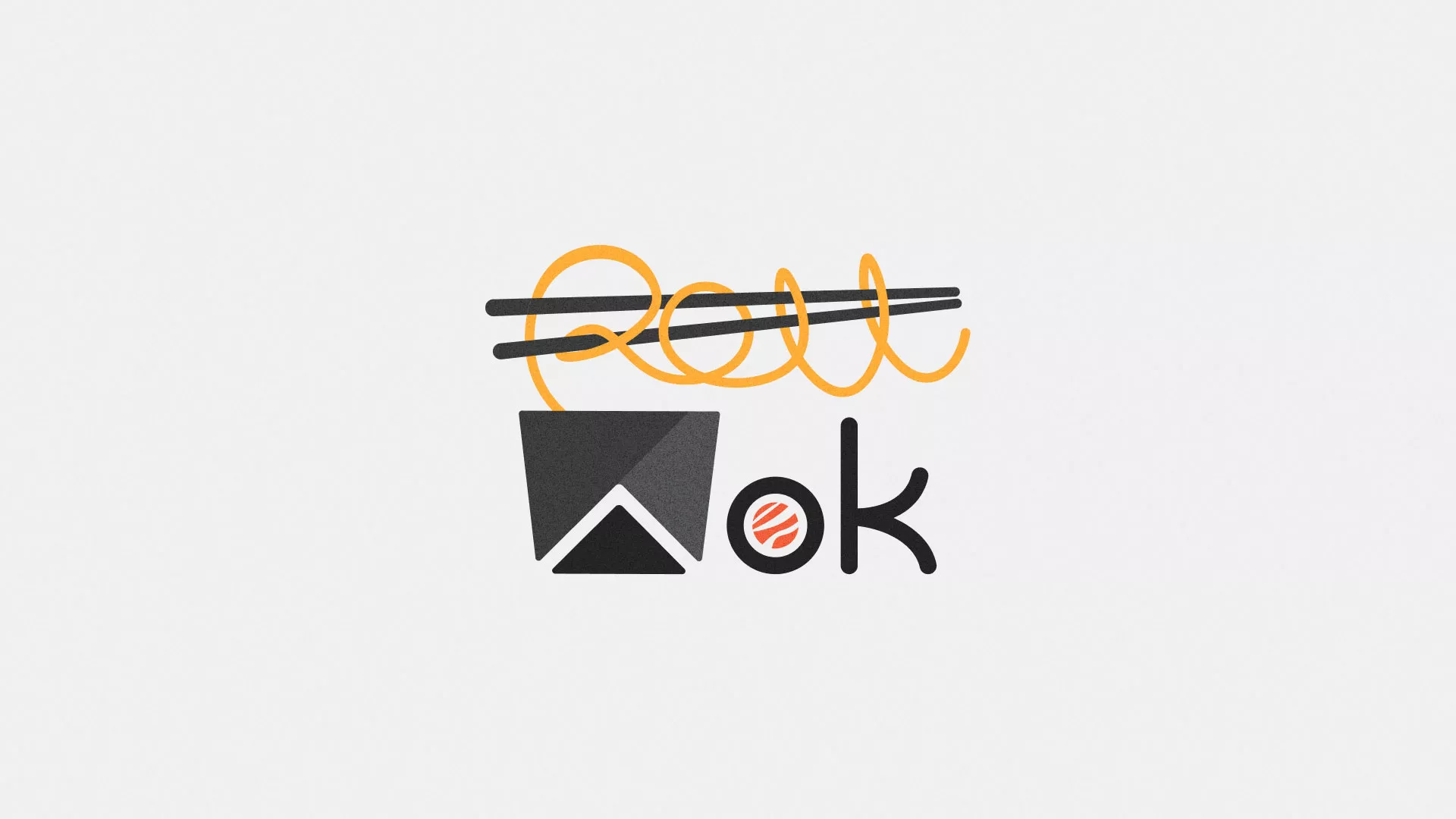Разработка логотипа в Липецке для суши-бара «Roll Wok Club» Разработка логотипа в Липецке для суши-бара «Roll Wok Club»